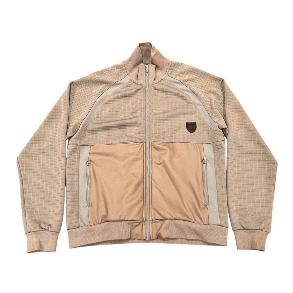 PRPS Goods & Company Men’s Full-Zip Track Jacket Gray XL Raglan Sleeves Pockets